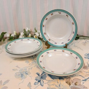 6 Badonviller Soup Plates