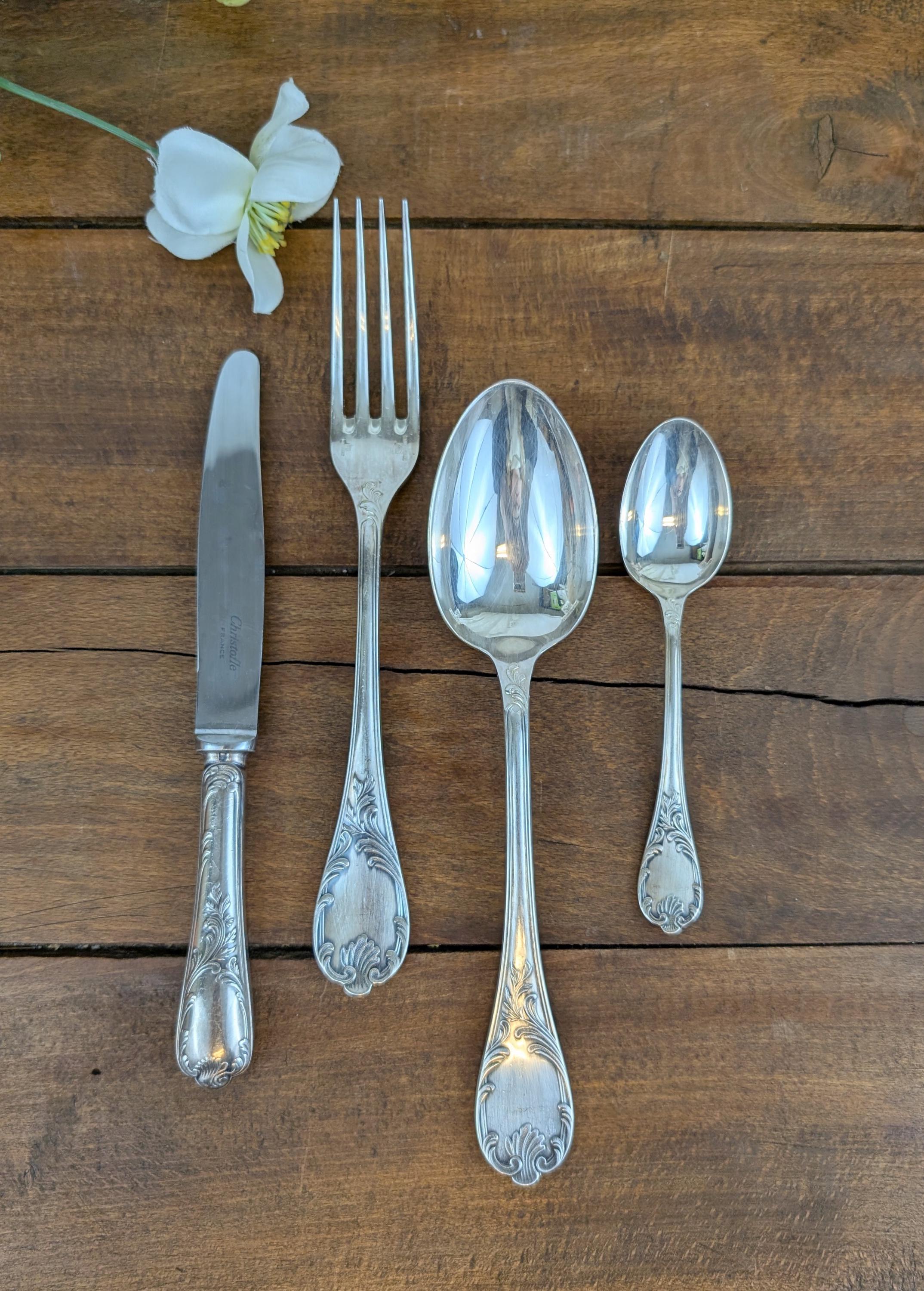 Christofle Marly 48-piece Flatware Set - Etsy