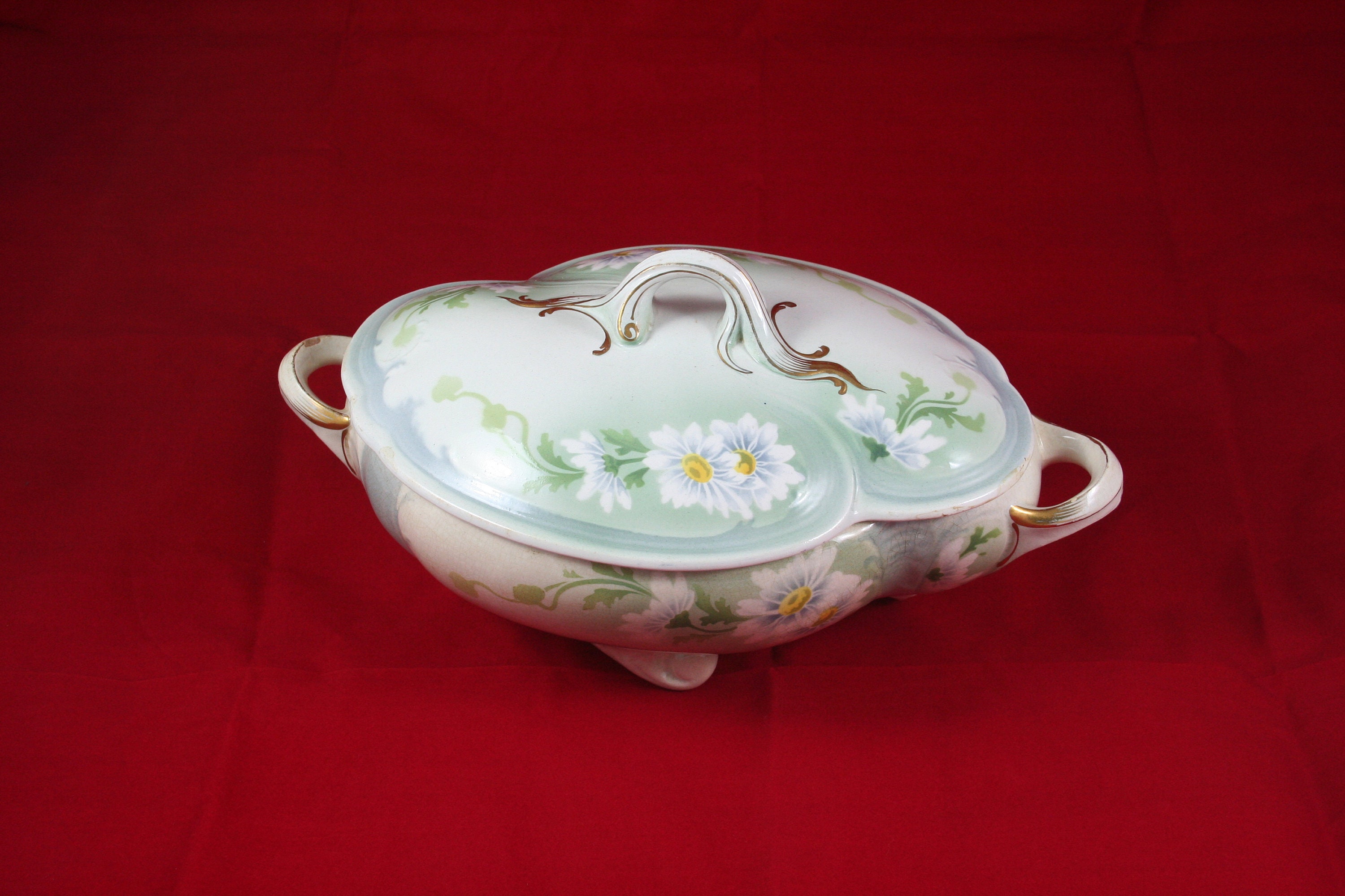 Beau Légumier 1900 Lunéville Modèle Nancy Art Nouveau