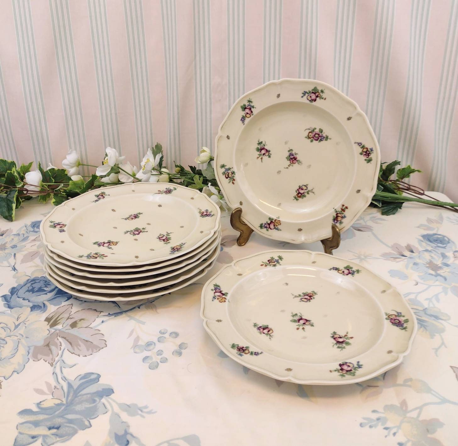 LAURE JAPY JARDIN リモージュ　カップソーサー＆プレート一式 Laure japy limoges - Etsy 日本