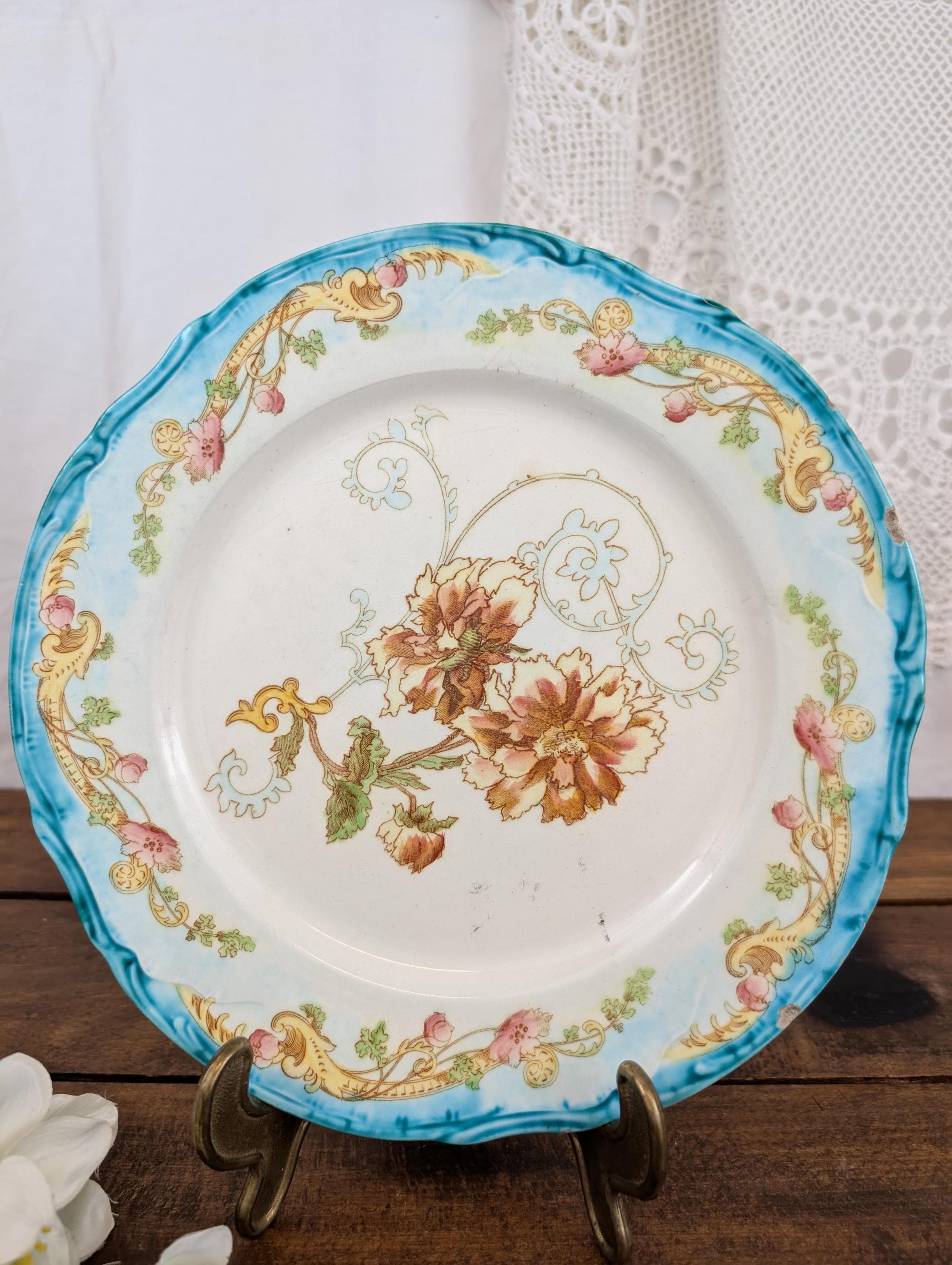 クレイユとモントロー サンクルーの平皿 - Etsy 日本