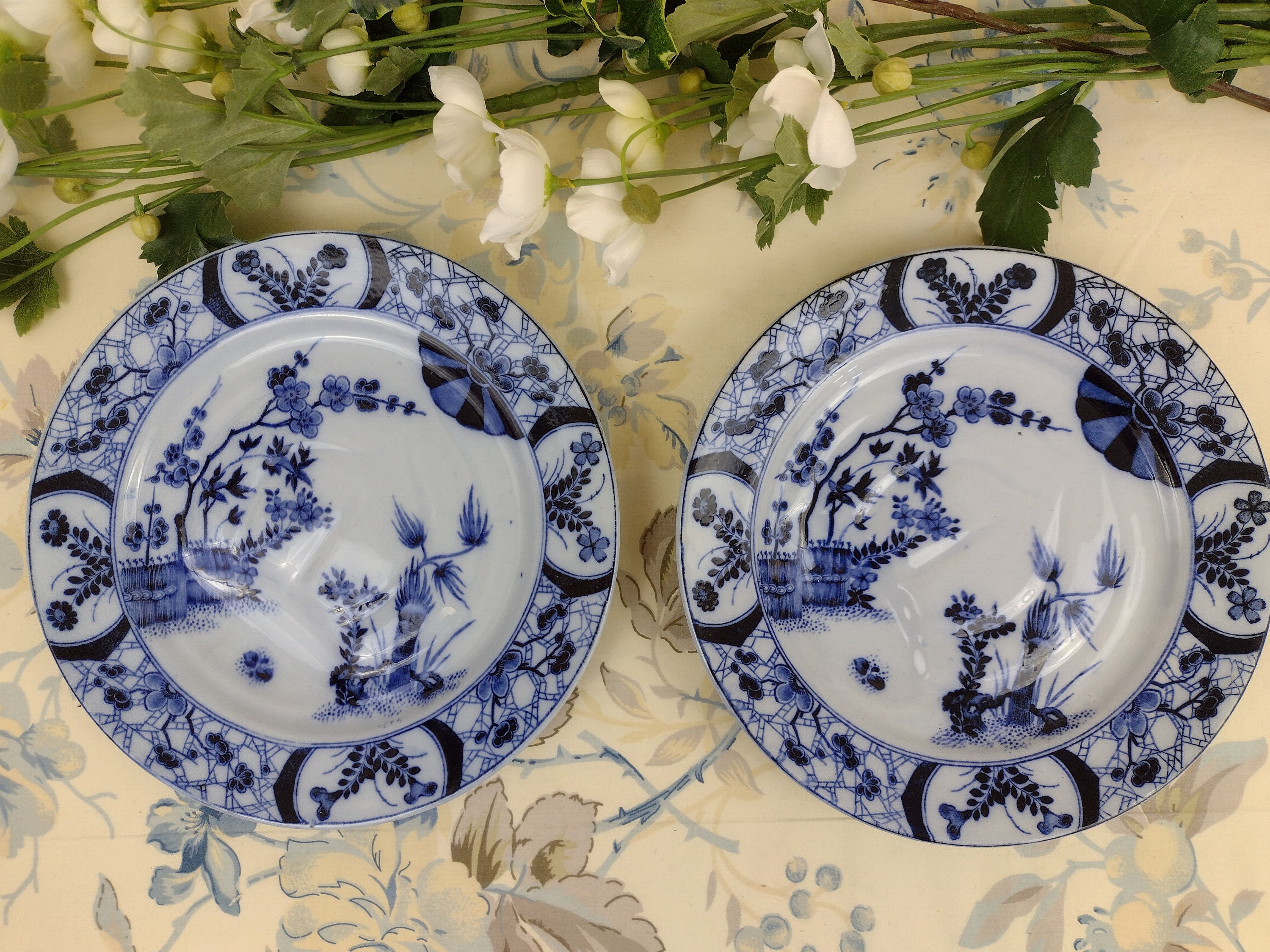 2 assiettes creil Et