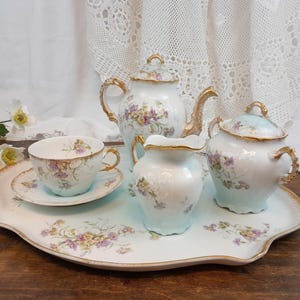 Limoges porcelain tea set