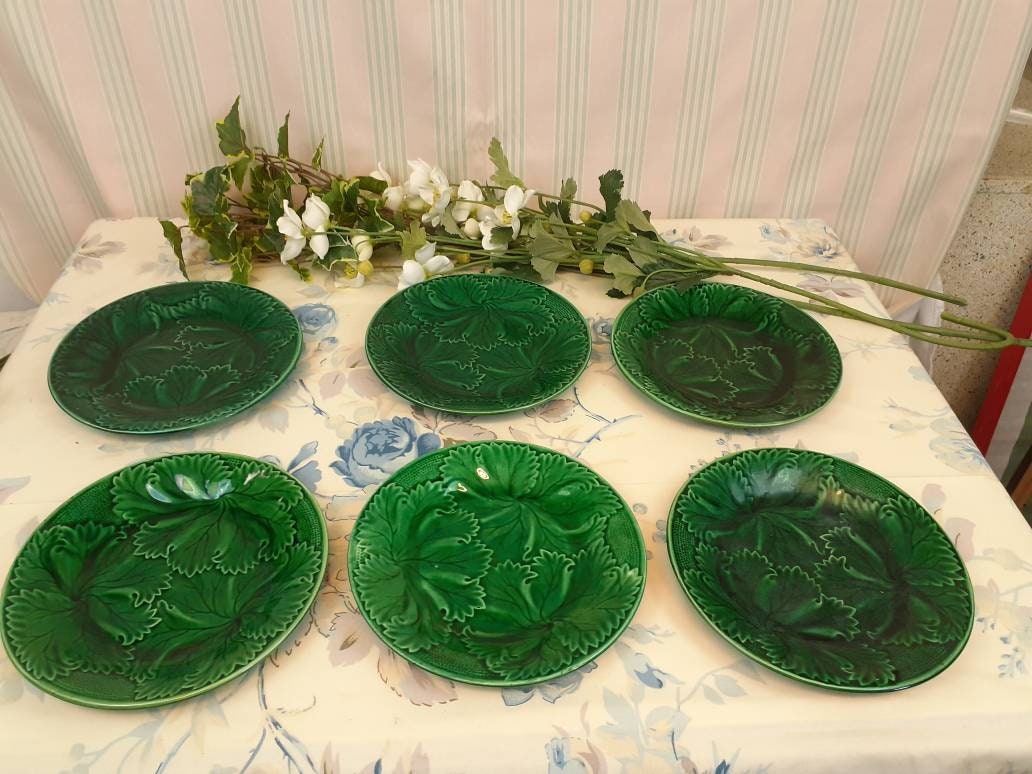 6 Assiettes à Dessert Emaux Ombrant Clairefontaine