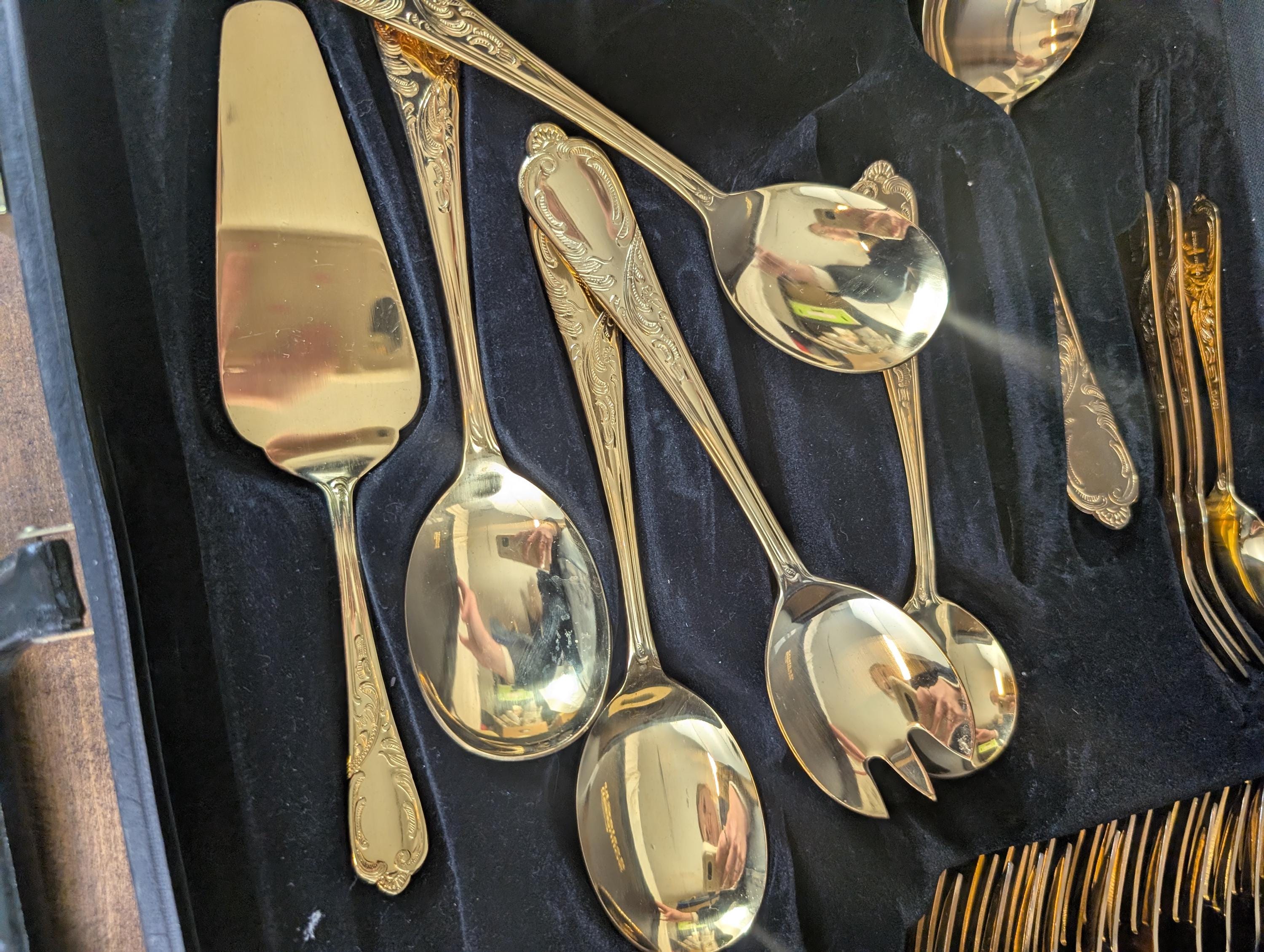 Bestecke Solingen 67-piece Gold-plated Cutlery Set - Etsy
