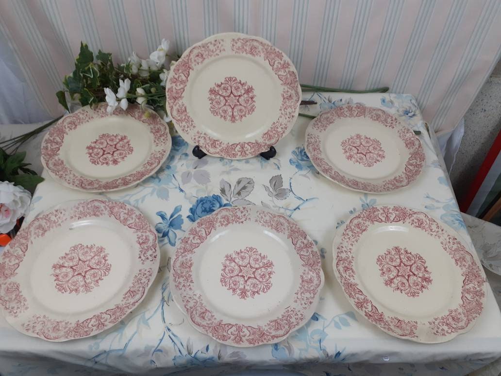 Assiettes Plate Longchamp Bella Rose