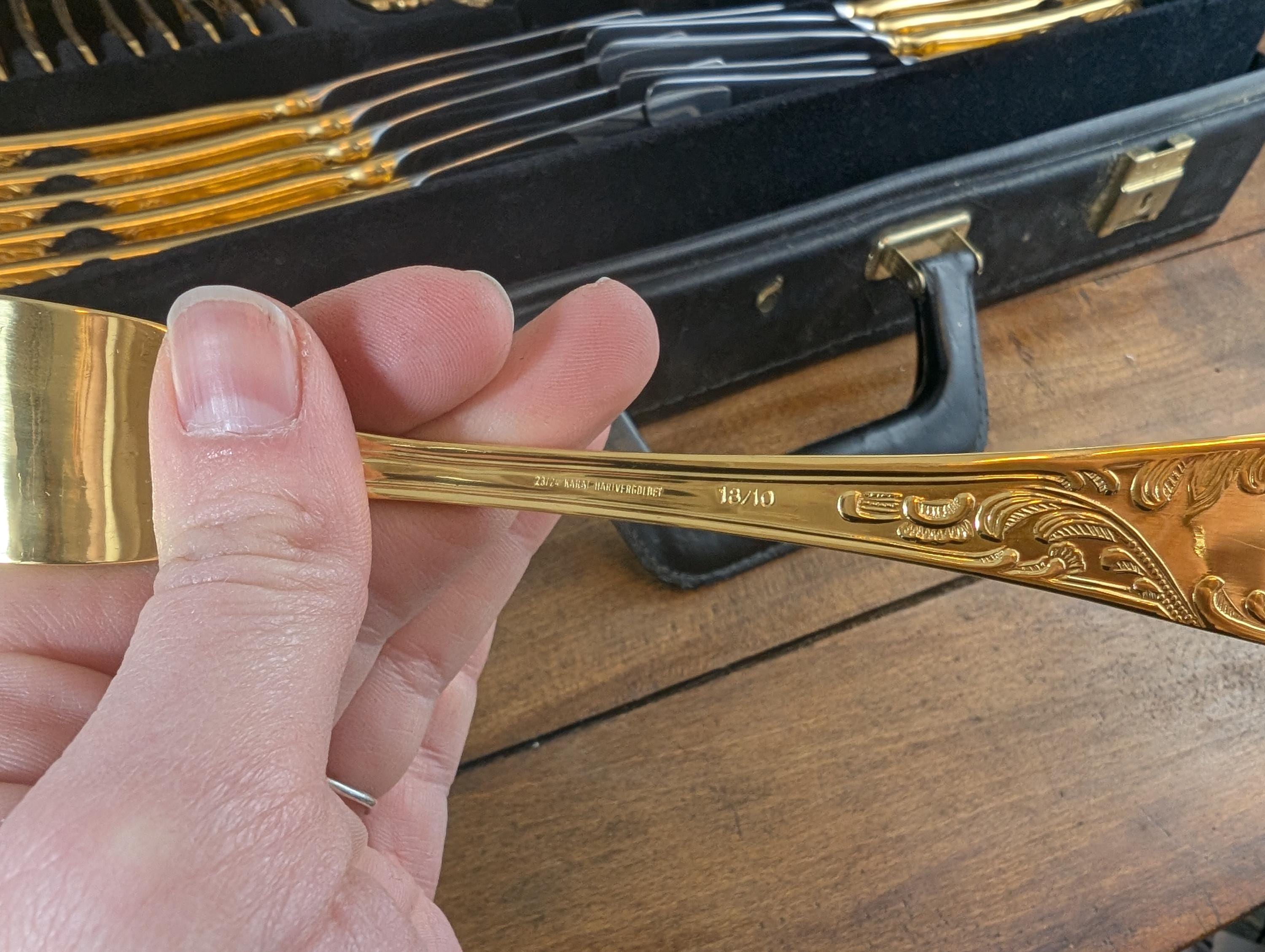 Bestecke Solingen 67-piece Gold-plated Cutlery Set - Etsy