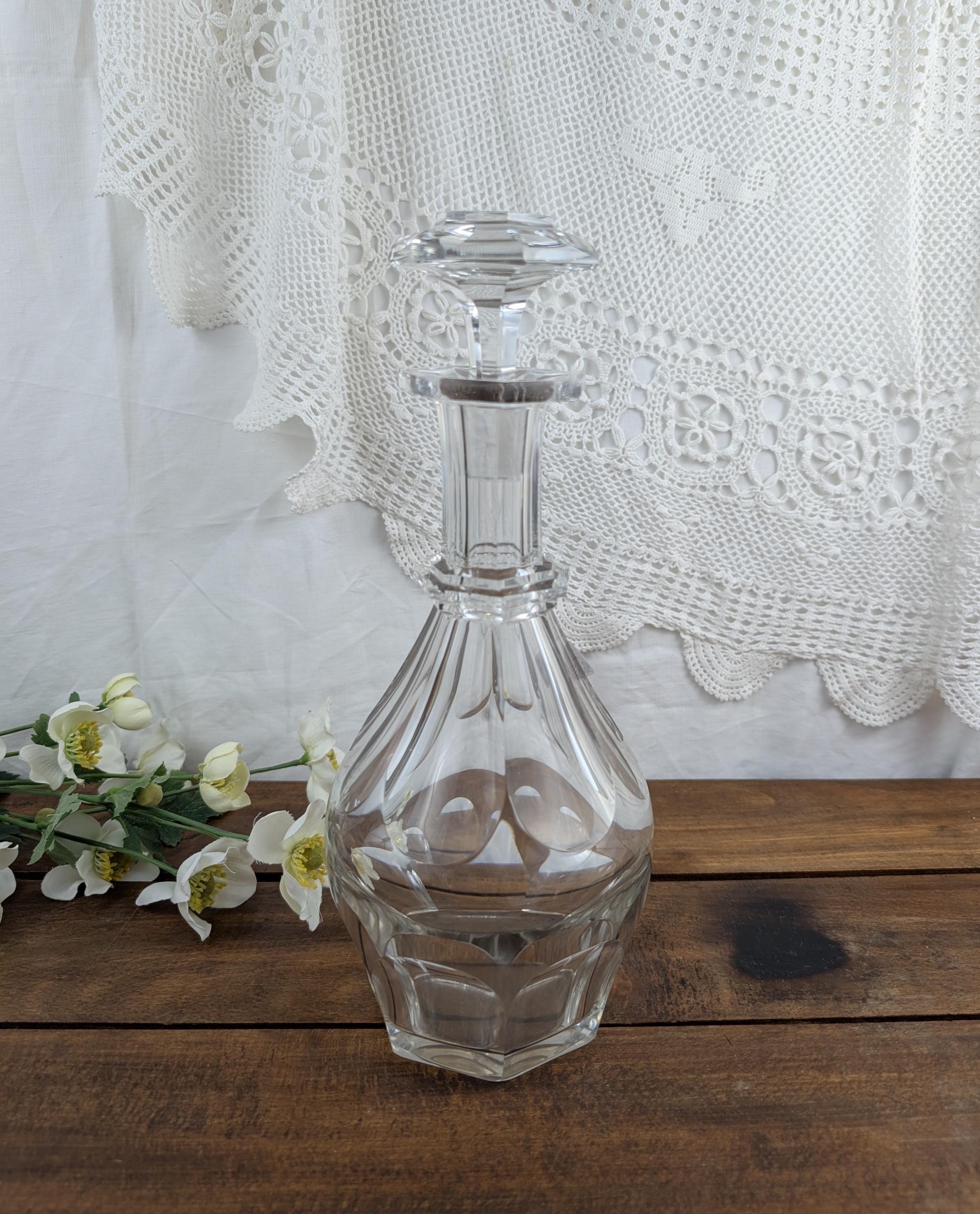 Vintage crystal vase baccarat - Etsy 日本
