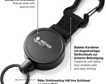 INF Einziehbarer / Ausziehbarer Schlüsselring