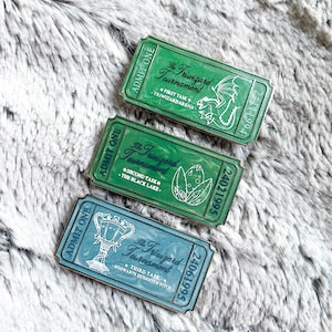 LE Triwizard Set Magical Ticket Enamel Pins || Wizard Tournament Travel Lapel Pins