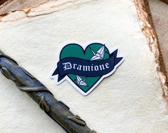 Adesivo de vinil fosco Dramione Sweetheart | Adesivo Kindle Draco Dramione Bookish