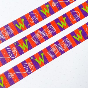 Wizard Twins 2.0 Joke Shop Washi | 15mm Foiled Wizarding Craft Tape