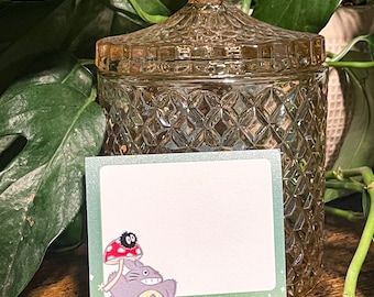 Totoro Mushroom Sticky Notes | Animated My Neighbor Totoro Stationery