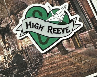 High Reeve Sweetheart Matte Vinyl Stick | Draco Dramione Bookish Naklejka na Kindle'a