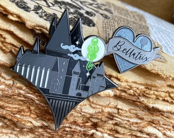 Dark Arts Wizard Castle and Sour Heart Pin