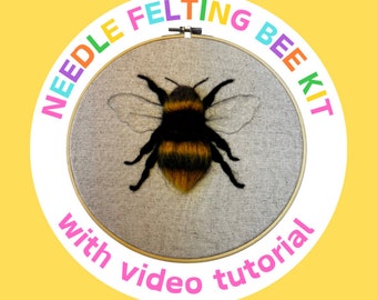 Bumble Bee Needle Felting Kit