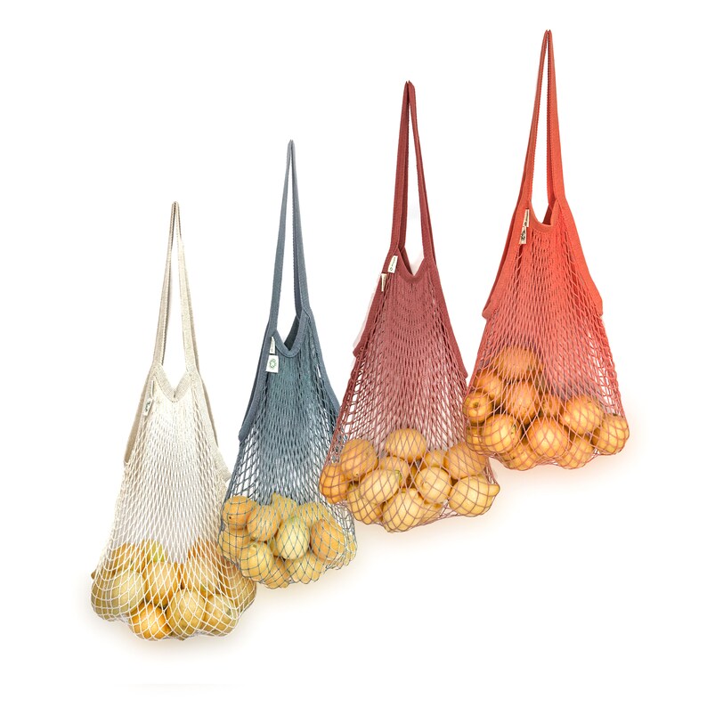 Bag Set of 4 Organic Cotton Practical Minimalist Etsy