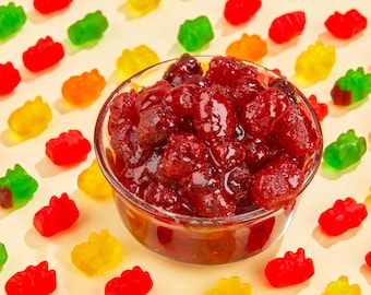 Chamoy Gummy Bears – Sweet & Spicy Mexican Candy, Holiday Party Favor Snack
