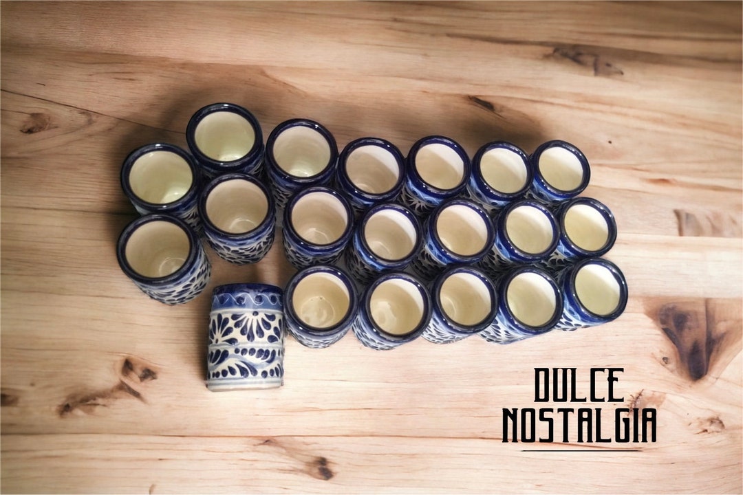 Wholesale Mexican Talavera Shot Glasses Handmade Wedding Favors