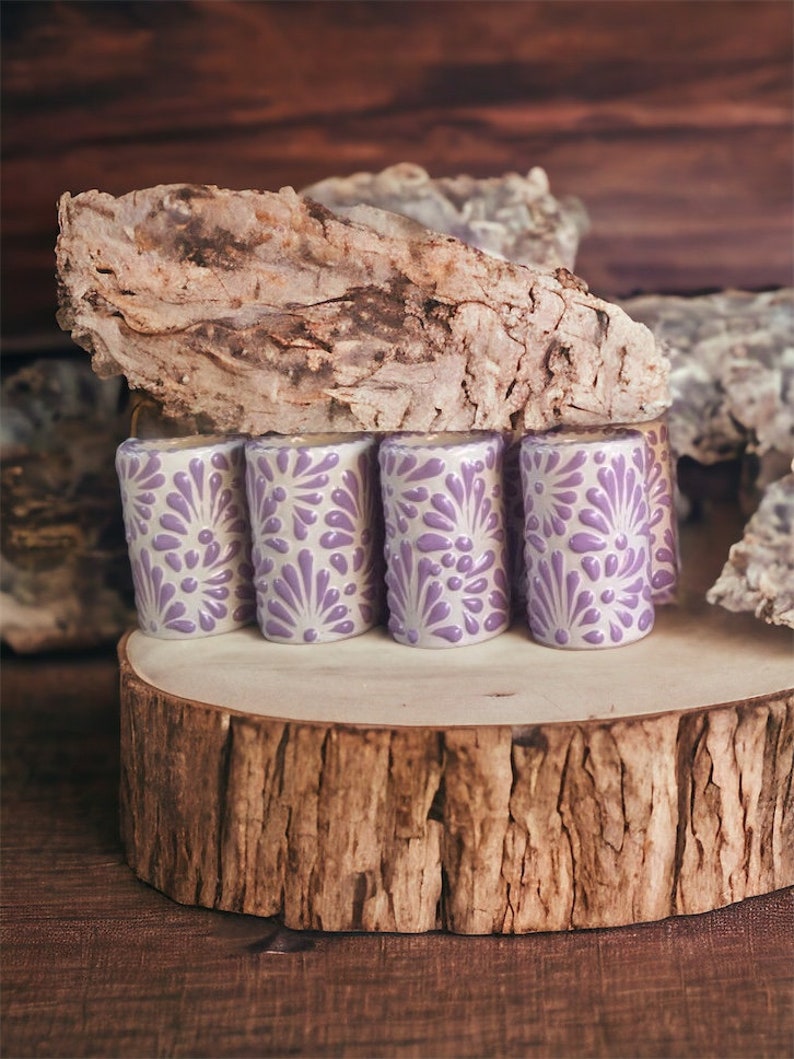 Grape Mindala & Mandala Glass, Handblown Glassware | Blown Glass Tumblers | Colorful Drinkware | Cocktail Glasses | Wedding Decor
