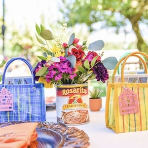 Mexican Mercado Mesh Bag | Party Favor Bag | Candy Bag | Mexican Party | Reusable Tote / Mercado Bag / Market Bag