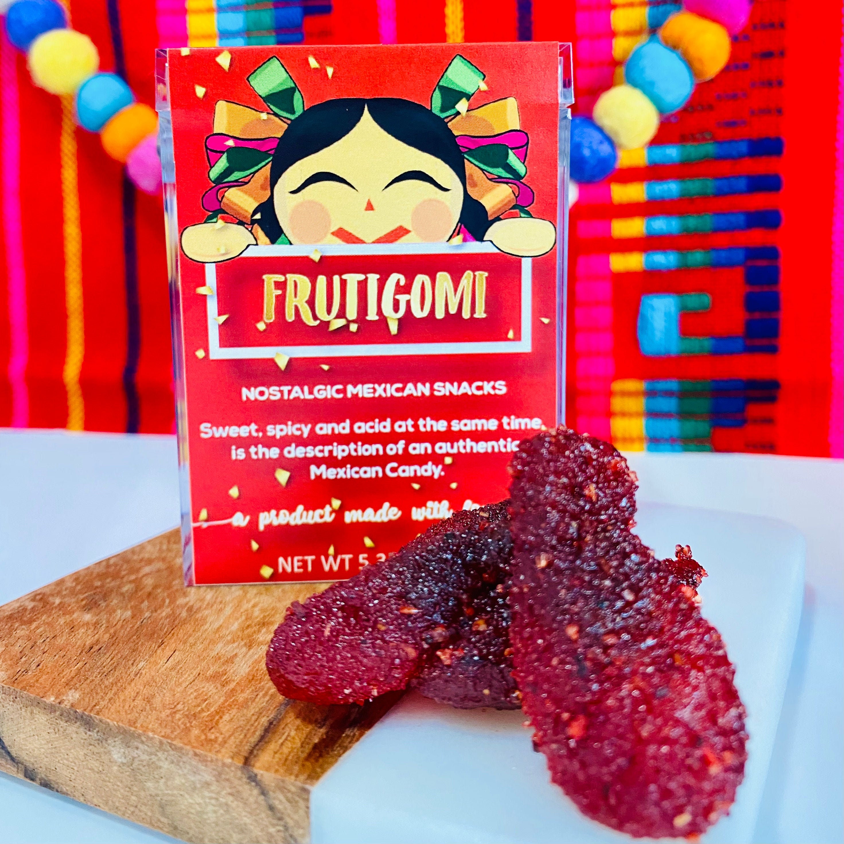 Spicy Chamoy Fruit Gummies – Authentic Mexican Candy, Gourmet Fiesta Favor (5.3 oz)