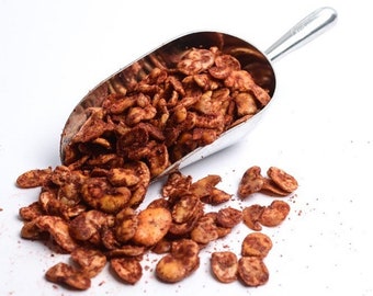 Mexikanische Chips, knusprige Saubohnen, Chili Haba Bohnen