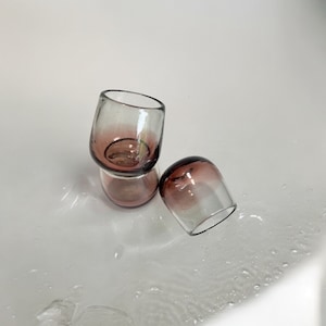 Wine Blown Glass Tumblers glass drinkware 1 pc | Hand Blown Mexican Drinking Glasses, Drinkware & BarTools
