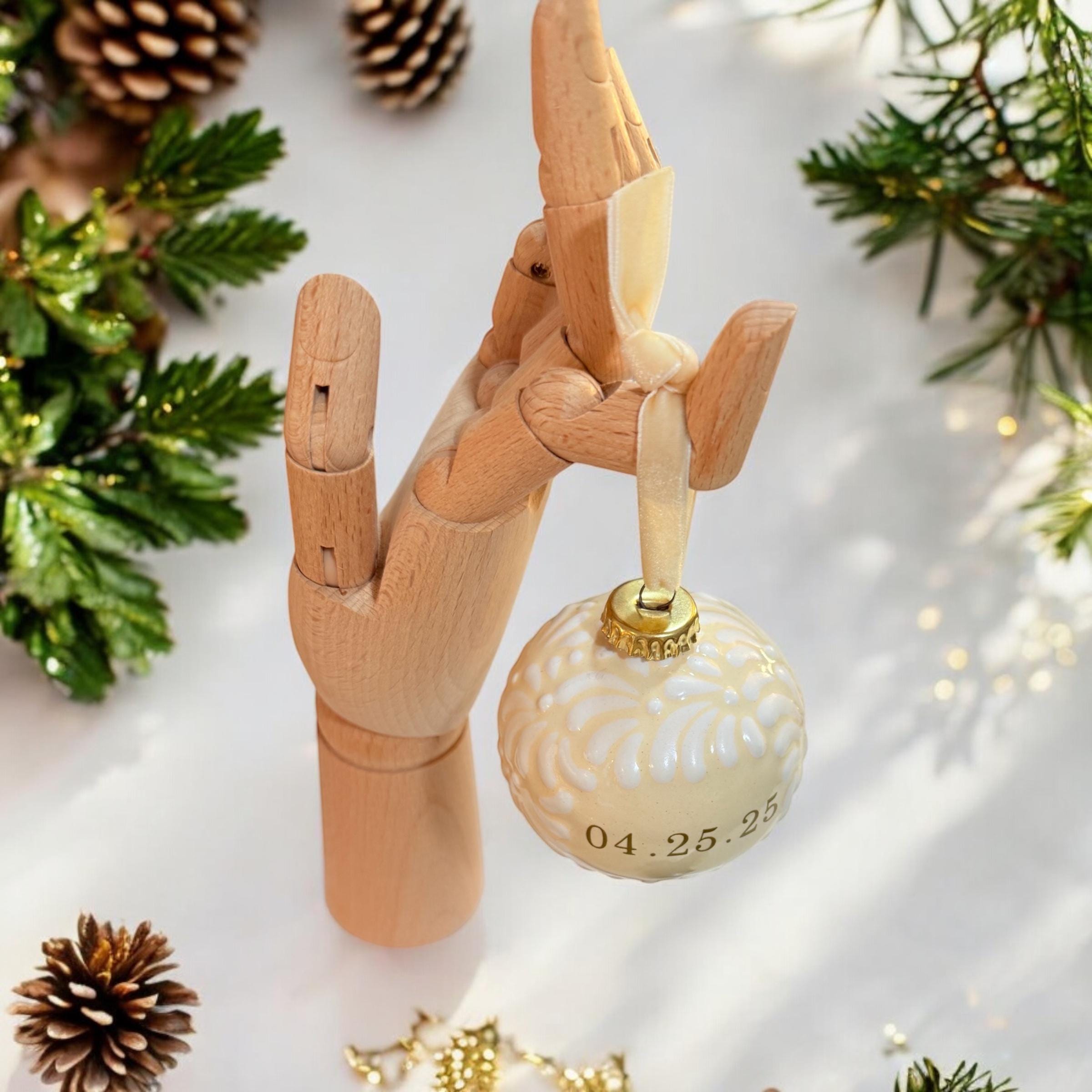 Palla Di Natale In Ceramica Talavera 2024, Decorazione Albero Messicana 7 Cm