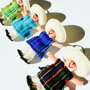 Panchito Keychains - Mexican Keychains - Doll keychain, Father's Day, Mom of Boys Keychain Key Chain
