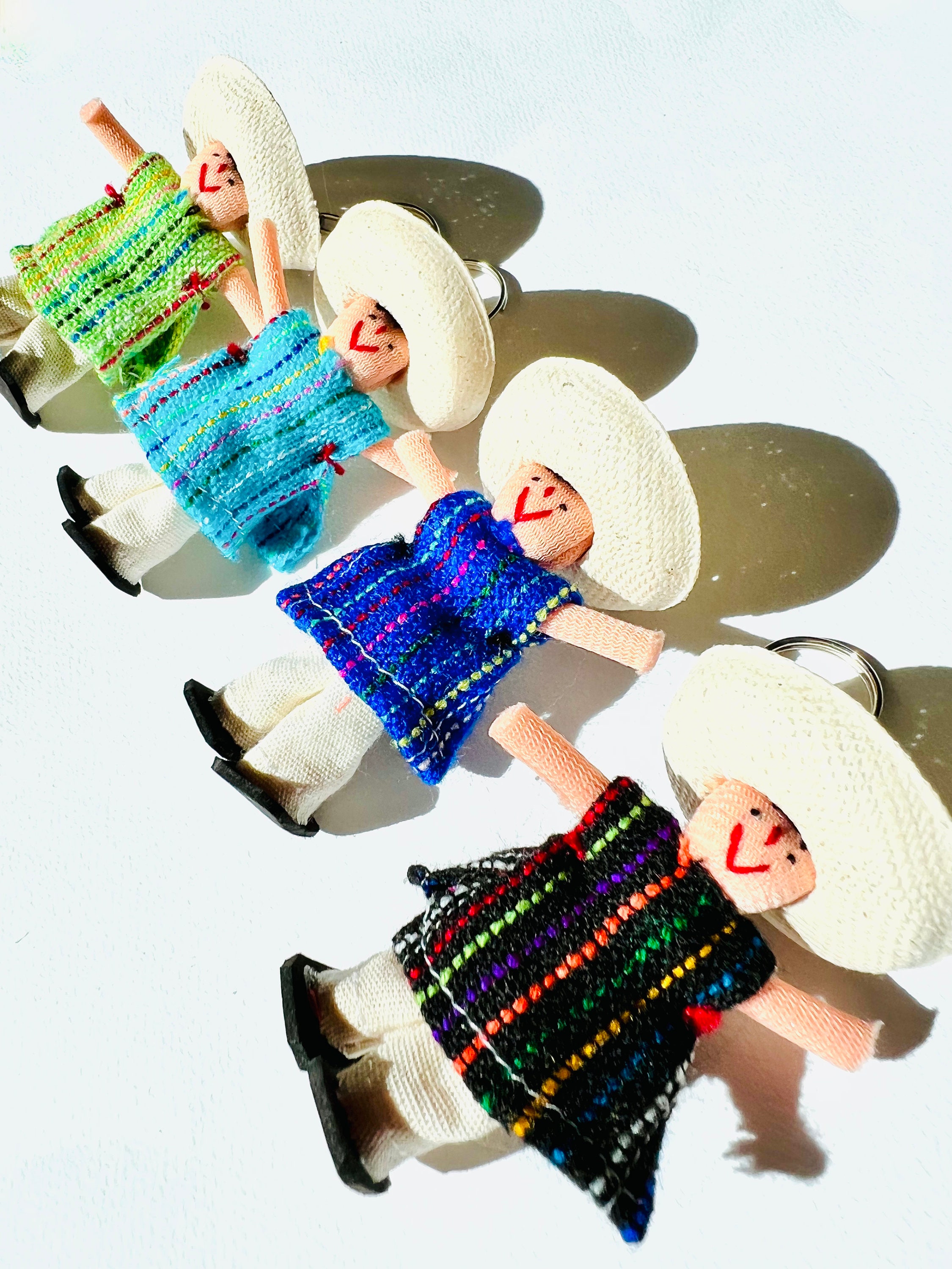 手作りパンチート人形キーホルダー - メキシコの伝統のお土産 - Etsy 日本