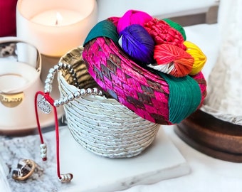 Handwoven Palm Basket with Lid – Mexican Jewelry Box & Handmade Wedding Favor