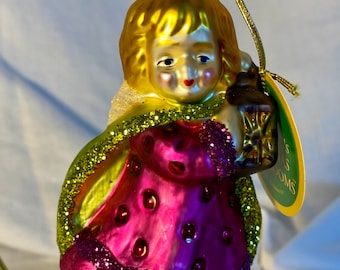Vintage Inge Glas “Light wings” angel ornament