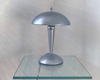 Silver Flying Saucer / Mushroom Lamp - Small Table Touch-Sensitive Dimmable Light