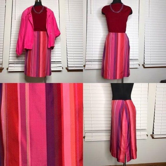 Casual Corner silk skirt