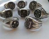 Military Airborne Rings Mens Signet 925 Sterling Silver Paratrooper Signs on Rings Signet Army of Ukraine Airborne Division Soldiers