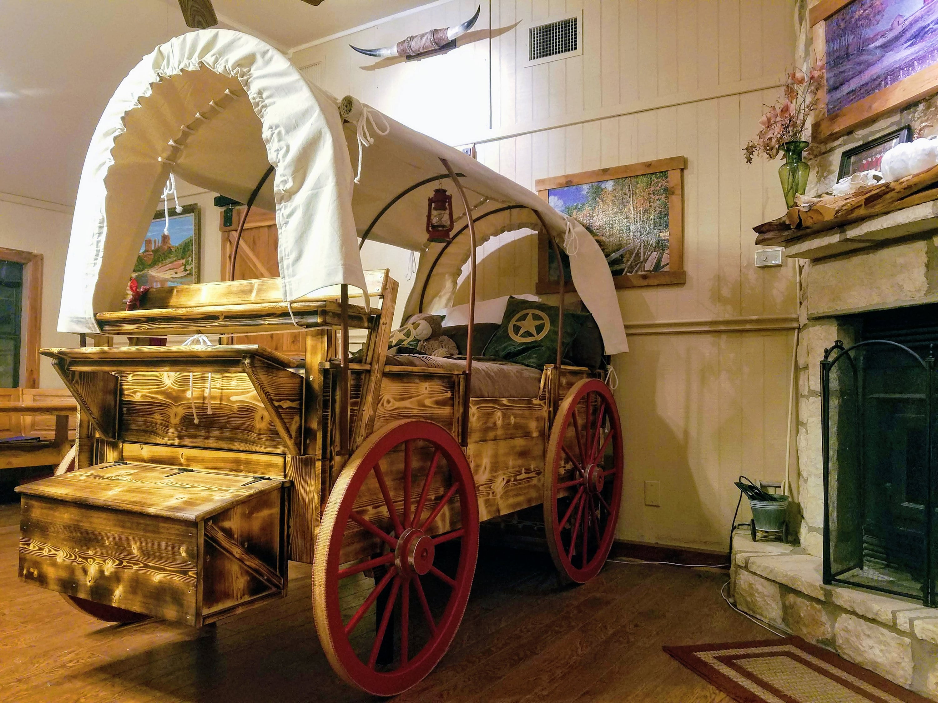 Goodnight Wagon Pioneer Wagon Twin Bed Etsy
