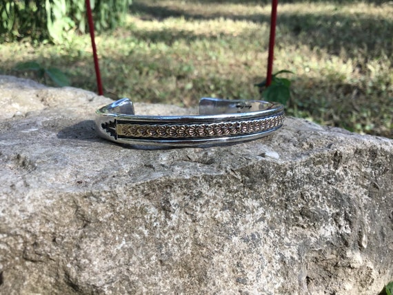 Marc Antia 14k Gold & Sterling Apache Cuff Bracele