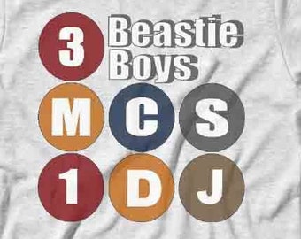 3 Mc&#39;s 1 DJ 90&#39;s B.Boys NYC T-shirt ~ 90&#39;s Music Shirt Tee ~ Mens Womens  Kids Boys Girls Shirt