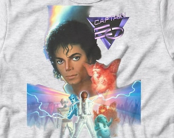 Michael Jackson Tee, T-shirt Captain EO, Moonwalker, King of Pop