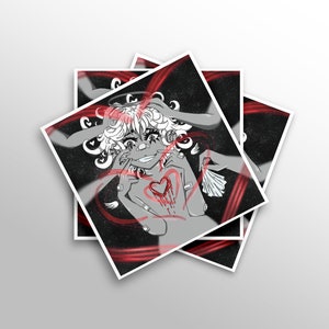 Not Good Enough Original Character - 4&quot; x 4&quot; Art Print