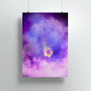 Kirby Galaxy - 11&quot; x 14&quot; Art Print