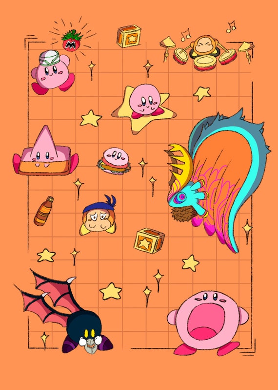 Kirby and the Forgotten Land Print 