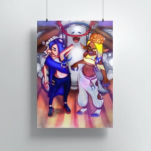 Splatoon Deep Cut - 11&quot; x 14&quot; Art Print