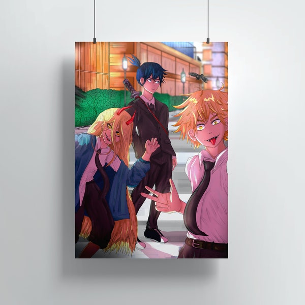 Hayakawa Family - Aki Denji Power - 11" x 14" Art Print