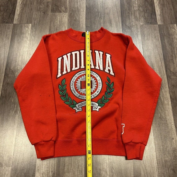 Vtg Indiana Hoosiers Red Pullover Crewneck Sweats… - image 5