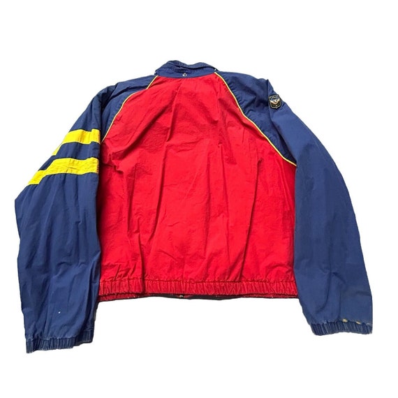 Vtg Polo Ralph Lauren Uni Shield Color Block Red … - image 2