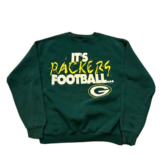 Vtg Csa Green Bay Packers Football Sweatshirt Pul… - image 3