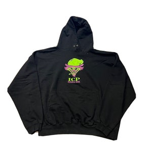 Y2k 2003 Icp Insane Clown Posse Riddle Box Black Pullover Hoodie