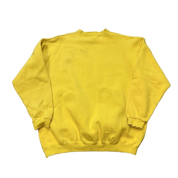 Vtg Von Dutch Yellow Black Pullover Crewneck Swea… - image 2